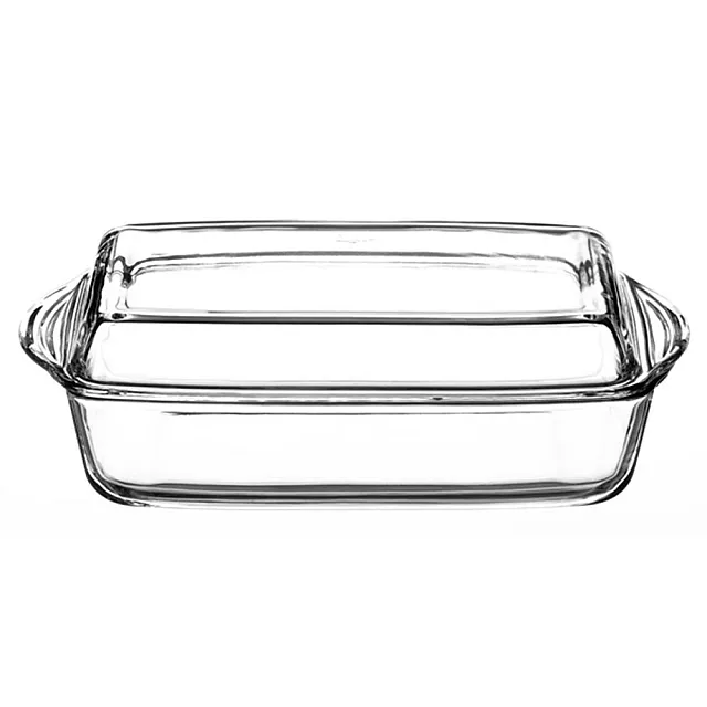 Кастрюля Borcam 59010 1017141 с крышкой прямоугольная 2.8 л