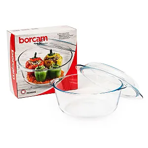 Кастрюля Borcam 59013 1017142 с крышкой круглая 3 л