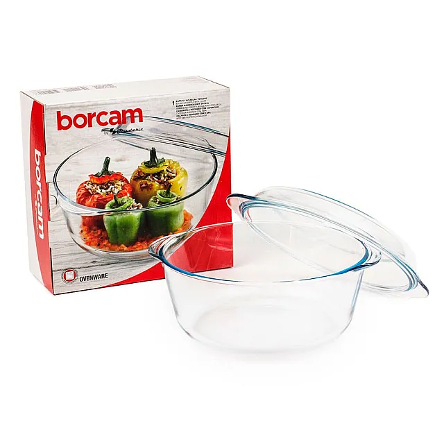 Кастрюля Borcam 59013 1017142 с крышкой круглая 3 л