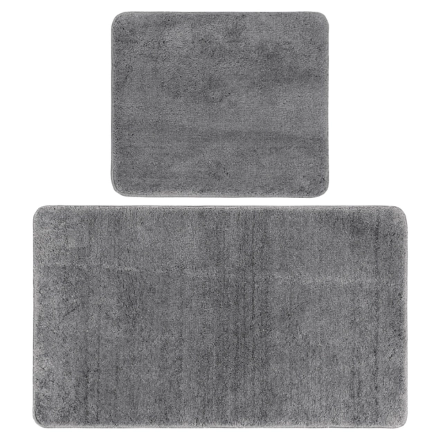 Комплект ковриков Gokyildiz Maxiform DUZ-7027-ANTRACITE антрацит 50*80/50*40 см Комплект ковриков Gokyildiz Maxiform DUZ-7027-ANTRACITE антрацит 50*80/50*40 см