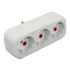 Разветвитель AY-KA 77 134 00 3 гнезда с заземлением