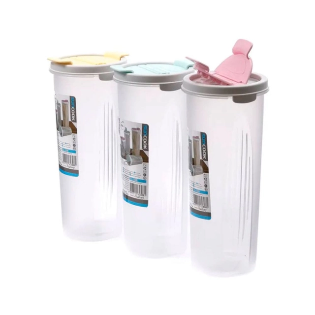 Банка для сыпучих продуктов SunPlast SC-308 код 623081 пластмассовая 750 мл Банка для сыпучих продуктов SunPlast SC-308 код 623081 пластмассовая 750 мл
