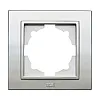 Рамка EL-BI Zena 608-011000-271 1 пост серебро