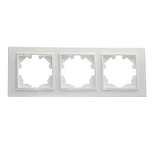 Рамка EL-BI Zena 500-015600-227 3 поста белоснежная