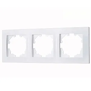 Рамка EL-BI Vega 510-015600-227 3 поста белоснежная