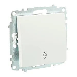 Выключатель проходной EL-BI Zena-Vega 609-015600-209 1 клавиша белоснежный механизм