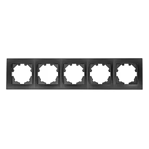 Рамка EL-BI Vega 510-014800-250 5 постов вантаблэк