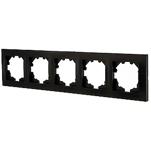 Рамка EL-BI Vega 510-014800-250 5 постов вантаблэк