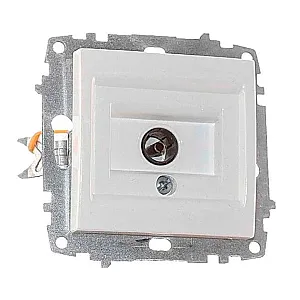 Розетка TV EL-BI Zena-Vega 609-015600-246 концевая белоснежный механизм