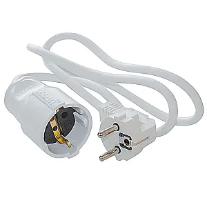 Удлинитель EL-BI Myra 527-000203-922 1 гнездо c заземлением белый 3 м