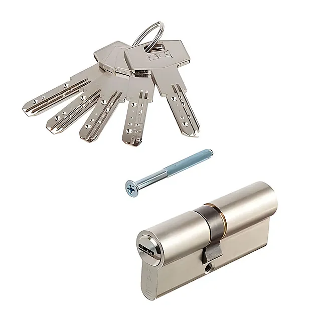 Цилиндровый механизм Kale Kilit 164 BN 80 (30+10+40) никель