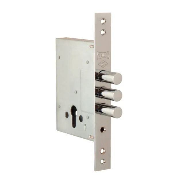 Замок врезной Kale Kilit 257 60 мм хром