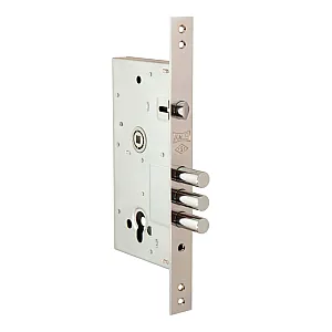 Замок врезной Kale Kilit 252R 252R0000078-4 60 мм хром