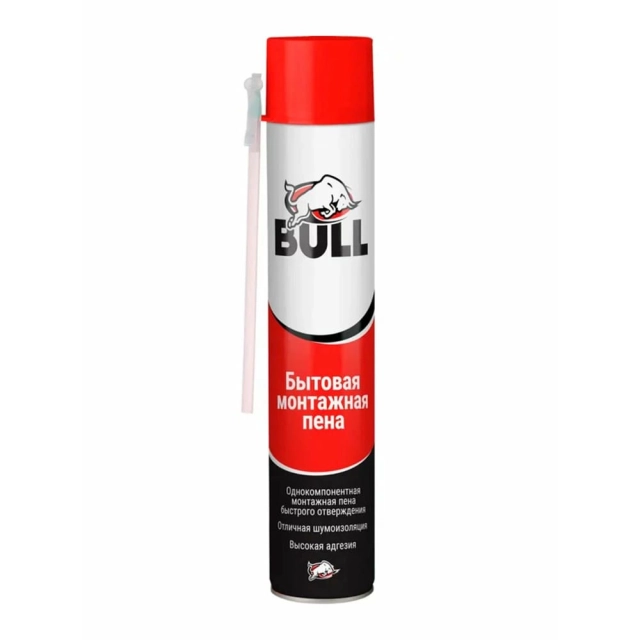 Пена монтажная Bull SF550 750 мл Пена монтажная Bull SF550 750 мл