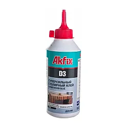 Клей ПВА Akfix D3 столярный белый 500 г