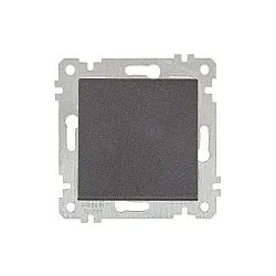 Выключатель Mutlusan Rita 2200-401-0195 1 клавиша 10А дымчатый