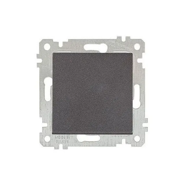 Выключатель Mutlusan Rita 2200-401-0195 1 клавиша 10А дымчатый