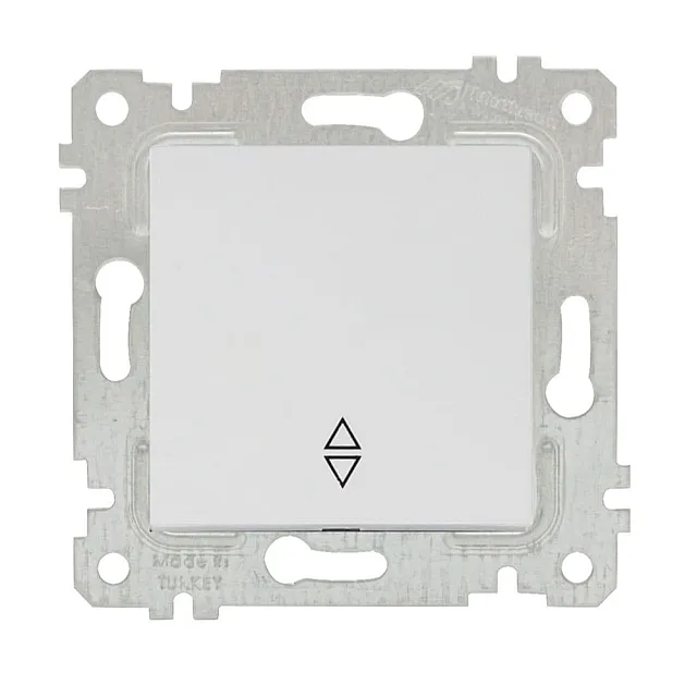 Переключатель Mutlusan Rita 2200-403-0101 1 клавиша 10А белый