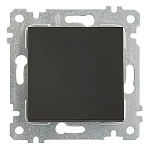 Выключатель Mutlusan Rita 2200-401-0184 1 клавиша 10А матовый черный