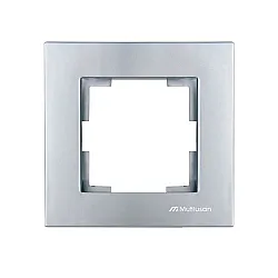 Рамка Mutlusan Rita 2220-800-1182 1 пост нержавеющая сталь