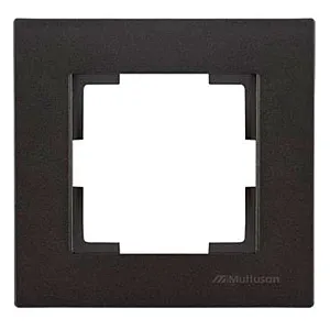 Рамка Mutlusan Rita 2220-800-1184 1 пост черный