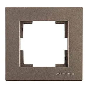 Рамка Mutlusan Rita 2220-800-1195 1 пост дымчатый