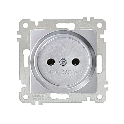 Розетка Mutlusan Rita 2200-601-0282 2P нержавеющая сталь