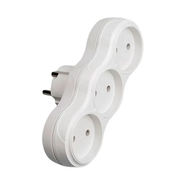 Разветвитель Horoz 300.000.802 3 гнезда без заземления