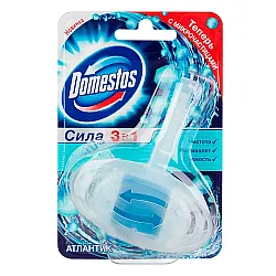 Блок для очищения унитаза Domestos 3в1 Атлантик 40 г