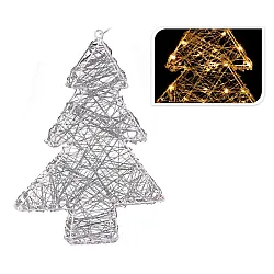 Украшение новогоднее Koopman Елка 613094 светящееся 20 лампочек 30 см