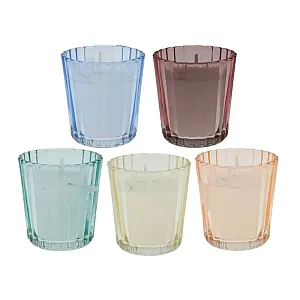 Подсвечник код 954860 стеклянный с ароматизированной свечей 5.5*6 см