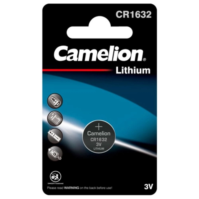 Батарейка Camelion CR1632-BP1 3V 10/1800 К Батарейка Camelion CR1632-BP1 3V 10/1800 К
