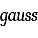 Gauss