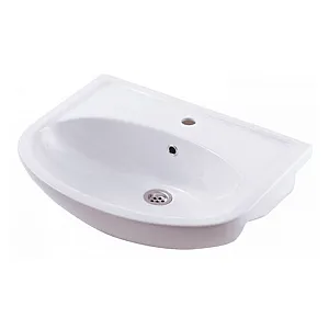 Тумба напольная Акваль Карина 60 дуб сонома с умывальником Rosa Уют 60