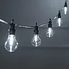 Гирлянда Luazon Lighting Белт Лайт Decor темная нить 10 ламп 5 м белое свечение