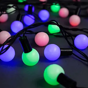 Гирлянда Luazon Lighting Нить Шарики уличная 10 м мульти
