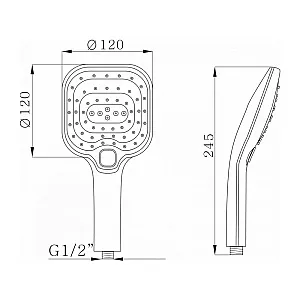 Душевая лейка AV Engineering AVSSS-032