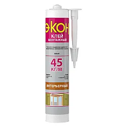 Клей Экон монтажный интерьерный 400 г Клей Экон монтажный интерьерный 400 г