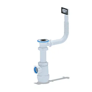 Сифон АНИ пласт A0140S для мойки бутылочный 1 1/2