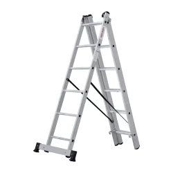 Лестница трехсекционная Новая высота NV123 3*6 ступеней