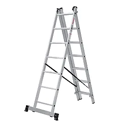 Лестница трехсекционная Новая высота NV123 3*8 ступеней