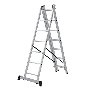 Лестница трехсекционная Новая высота NV123 3*8 ступеней