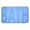 Коврик для ванной Vortex 24119 c памятью формы Bath синий 45*75*1.2 см