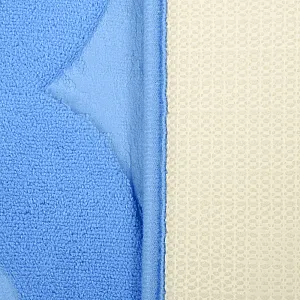 Коврик для ванной Vortex 24119 c памятью формы Bath синий 45*75*1.2 см