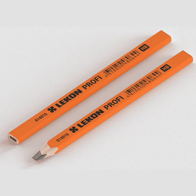 Карандаш Lekon Profi 014016 плоский твёрдо-мягкий НВ