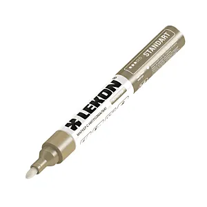 Маркер Lekon Standart 011314 с нитроэмалью золото 4 мм
