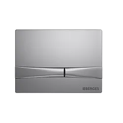 Кнопка Berges 040052 для инсталляции Frame Novum F2 хром матовый