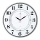 Часы настенные Рубин 3434-1024W белые 34 см