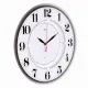 Часы настенные Рубин 3434-1024W белые 34 см