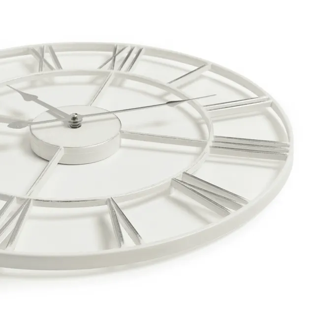 Часы настенные Рубин 4848-003 белые с патиной 45.5 см